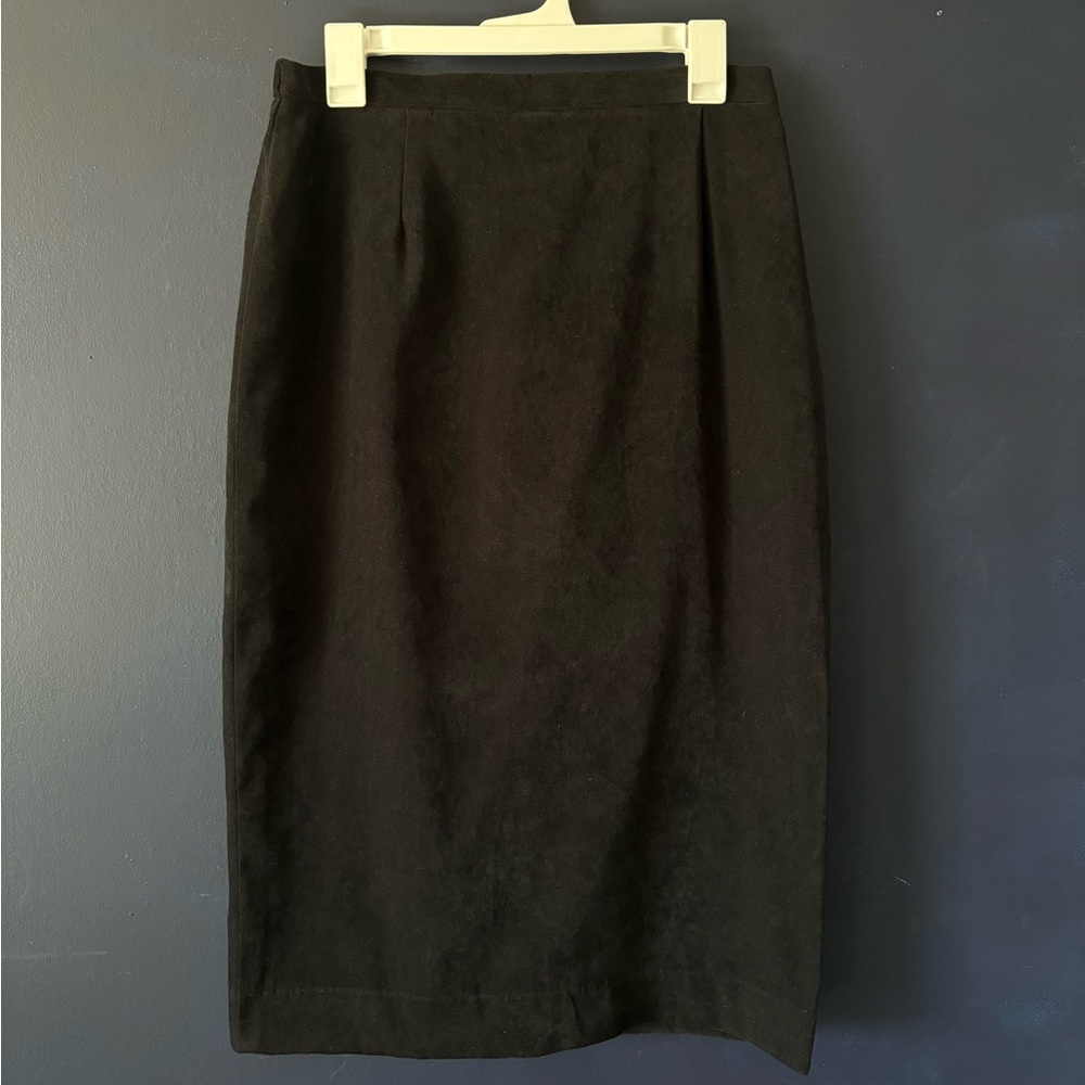 Vintage suede skirt